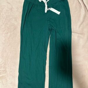 NWT J. Crew Emerald Green Pajama Pants
